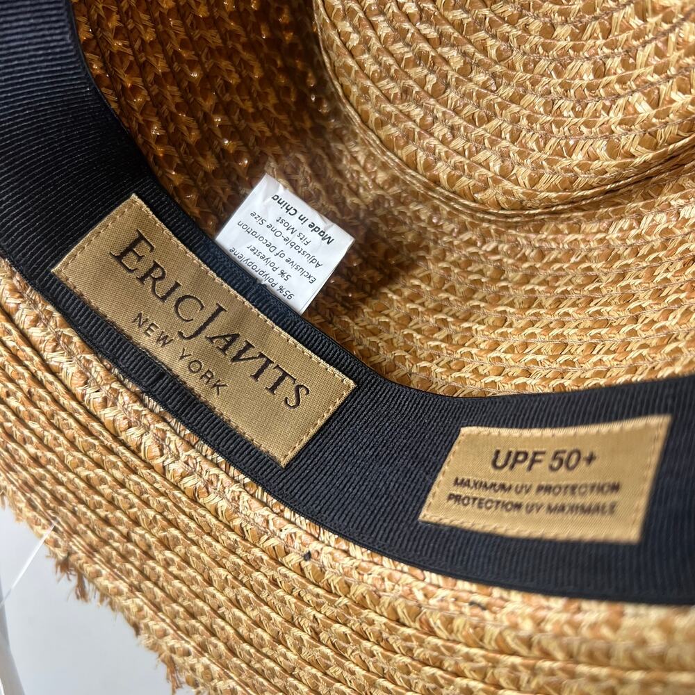 Eric Javits Straw Fedora Look Again Sun Hat - Picture 4 of 8